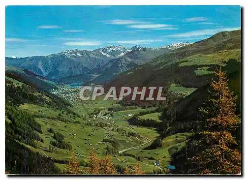 Cartes postales moderne Davos Blick Auf Frauenkirch