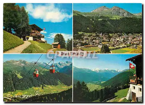 Cartes postales moderne Davos Strela Alp
