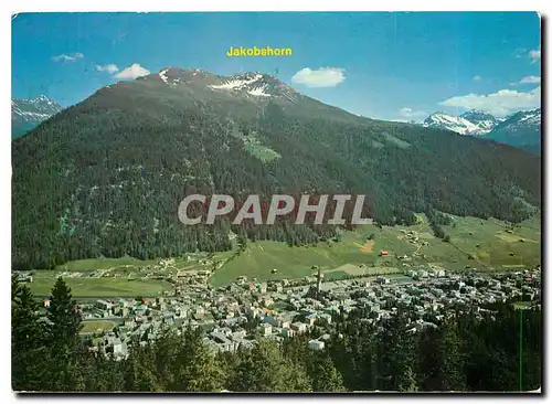 Cartes postales moderne Davos 1560 m Blick auf Bramabuel Jakobshorn