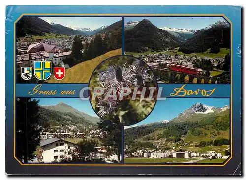 Cartes postales moderne Gruss aus Davos