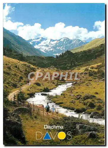 Cartes postales moderne Davos Dischmatal mit Scalettagletscher