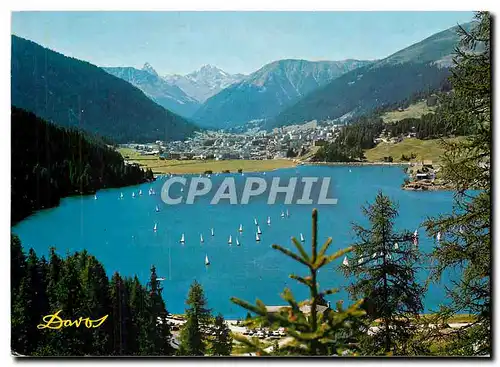 Cartes postales moderne Davos Blick vom Hohwald