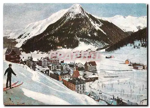 Moderne Karte Switzerland Davos