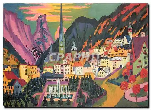 Cartes postales moderne Davos Im Sommer