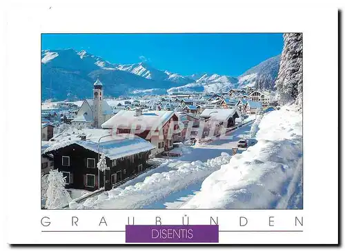 Cartes postales moderne Graubunden Disentis