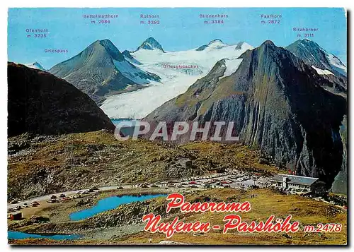 Cartes postales moderne Panorama Nufenen Passhohe