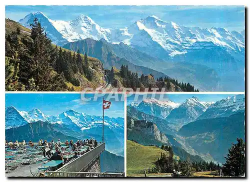 Cartes postales moderne Schynige Platte Eiger Monch Jungfrau