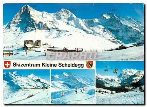 Cartes postales moderne Skizentrum Kleine Scheidegg