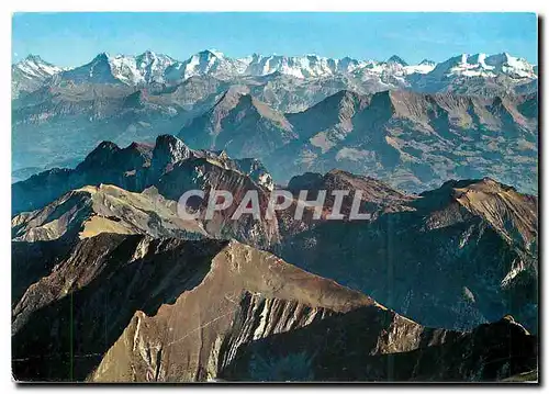 Moderne Karte Berner Alpen