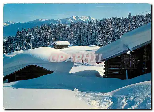 Cartes postales moderne Skilift am Crap S Gion mit Statzerhorner