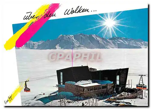 Cartes postales moderne Crap Sogn Gion das Zentrum der Weissen Arena