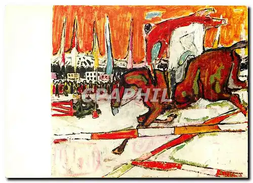 Cartes postales moderne Hurdensprung Course d'Obstacles Hurdle Race Schweiz