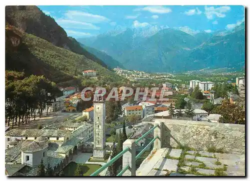 Moderne Karte Chiavenna  Vista dal Paradiso