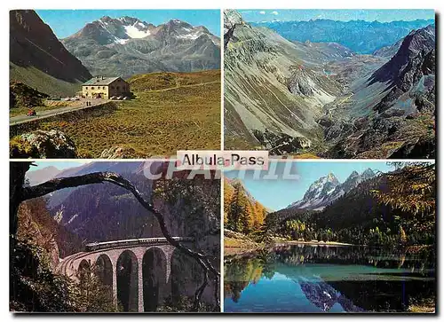 Moderne Karte Albula Pass