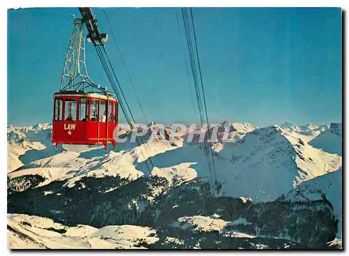 Cartes postales moderne Arosa Luftseilbahn Weisshorn