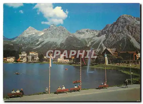 Cartes postales moderne Arosa Obersee mit Seehalde