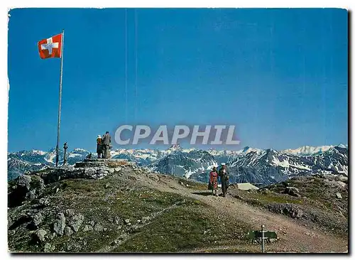 Moderne Karte Arosa Weisshorn Piz Kesch