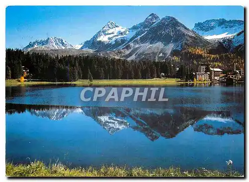 Moderne Karte Arosa Obersee mit Furkahorner