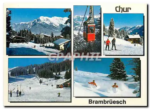 Moderne Karte Chur Brambruesch