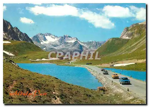 Moderne Karte Albula Pass gegen Piz Piramida