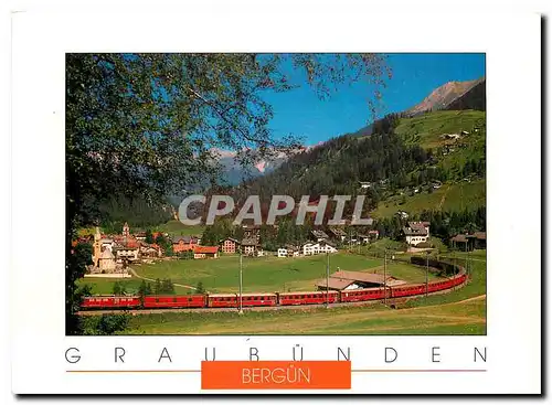 Cartes postales moderne Graubunden Bergun