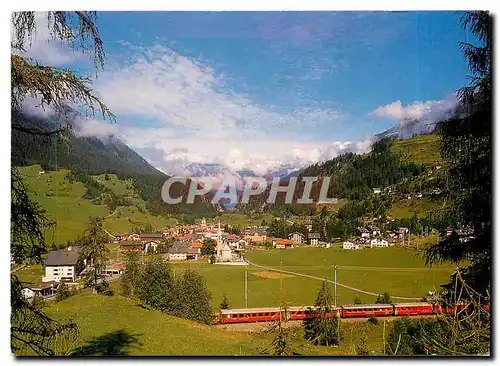 Cartes postales moderne Bergun Bravuogn gegen lenzer und Aroser