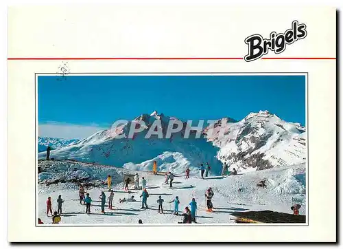 Cartes postales moderne Brigels Skigebiet Pez d Artgas mit den Briegelserhornern