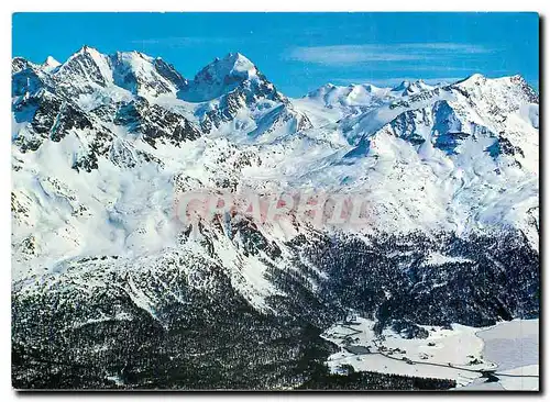 Cartes postales moderne Die Berninagruppe mit Piz Corvatsch