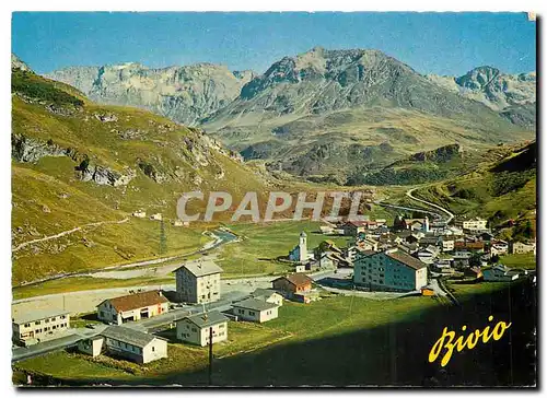 Cartes postales moderne Bivio am Julierpass gegen Piz Lagrev und Roccabella
