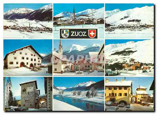 Cartes postales moderne Zuoz Engadin