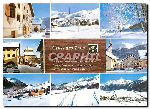 Cartes postales moderne Gruss aus Zuoz