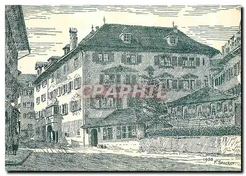 Moderne Karte Maison Suisse