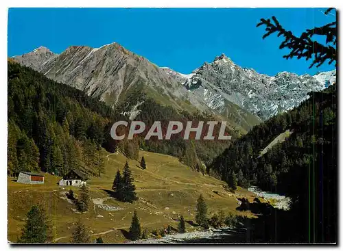 Cartes postales moderne Parkhutte Varusch das Tor zum Schweiz Nationalpark von Zuoz und S Chanf