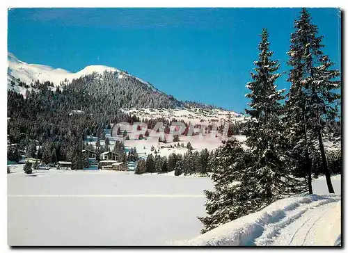 Moderne Karte Valbella Lenzerheide mit Cresta Sartons