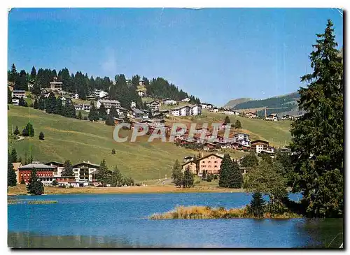 Moderne Karte Valbella Lenzerheide Heidsee mit Valbella