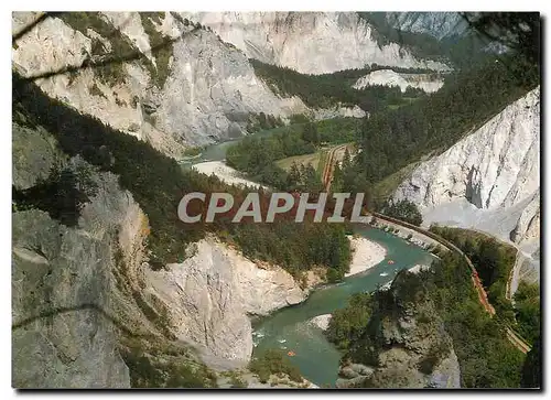 Cartes postales moderne Rheinschlucht Swiss Grand Canyon