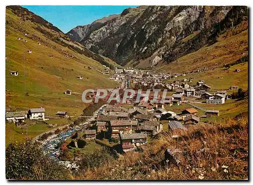 Moderne Karte Bad Vals Graubunden Dorfteil Vallee