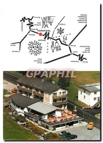 Cartes postales moderne Hotel Staila Tschiery Val Munster