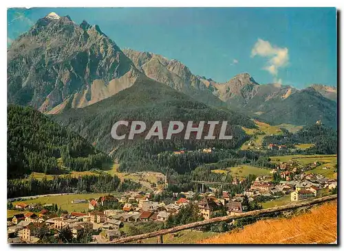 Moderne Karte Scuol Tarasp Vulpera Suisse Das alpine Heilbad