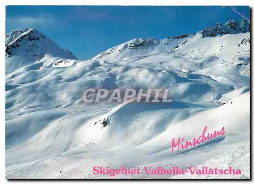 Moderne Karte Skigebiet Minschuns Tschierv Val Mustair