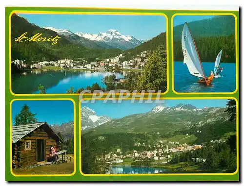 Cartes postales moderne St Moritz Engadin Schweiz