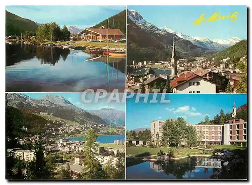 Cartes postales moderne St Moritz Engadin Schweiz
