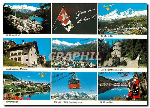 Cartes postales moderne Gruss aus St Moritz