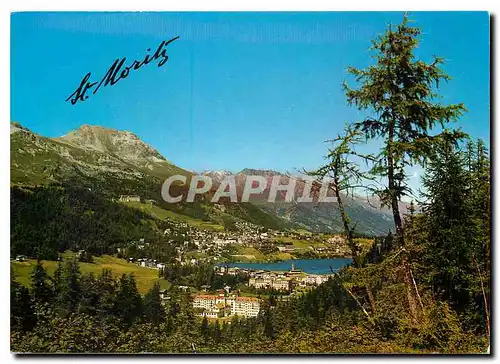 Cartes postales moderne St Moritz Engadina