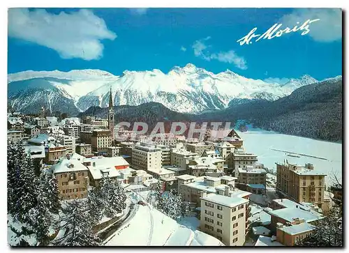 Cartes postales moderne St Moritz mit Piz Languardund Piz Albris