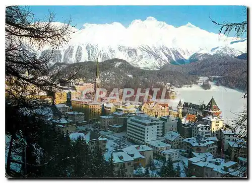 Cartes postales moderne St Moritz Languardkette