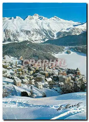 Cartes postales moderne St Moritz mit Piz Languard
