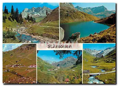 Cartes postales moderne St Antonien Partnun mit Schijenflue