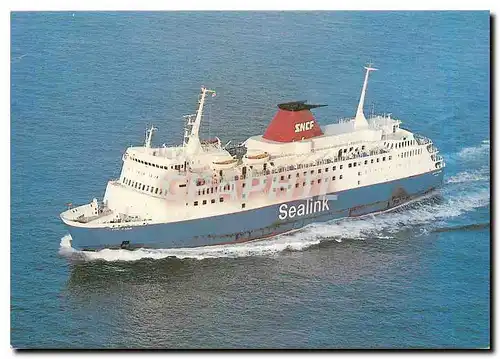 Moderne Karte Le Cote d'Azur mis en service sur les lignes du Detroit en 1981 Sealink Ferries Sealink
