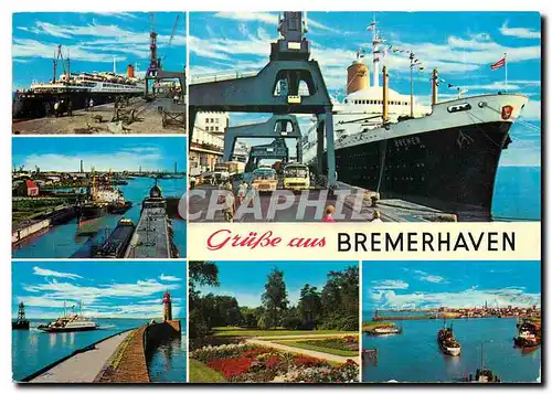 Cartes postales moderne Gruss aus Bremerhaven